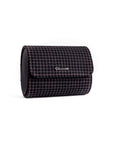ELEMENTO | BLACK/BLACK PEPITA 2-WATCH TRAVEL & STORAGE CASE
