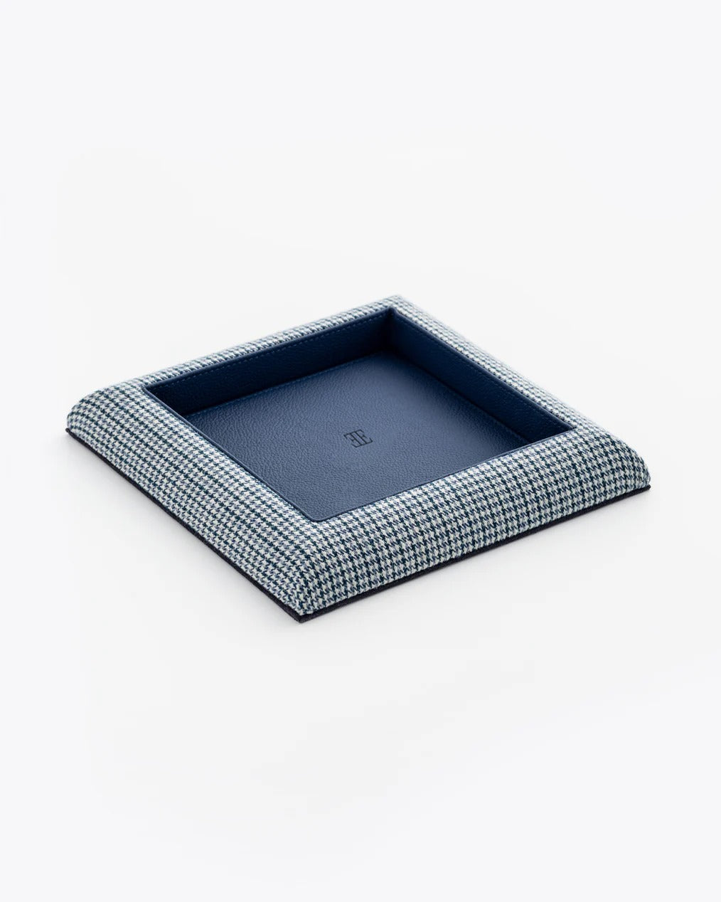 BLUE PEPITA WITH BLUE ALCANTARA TRAY