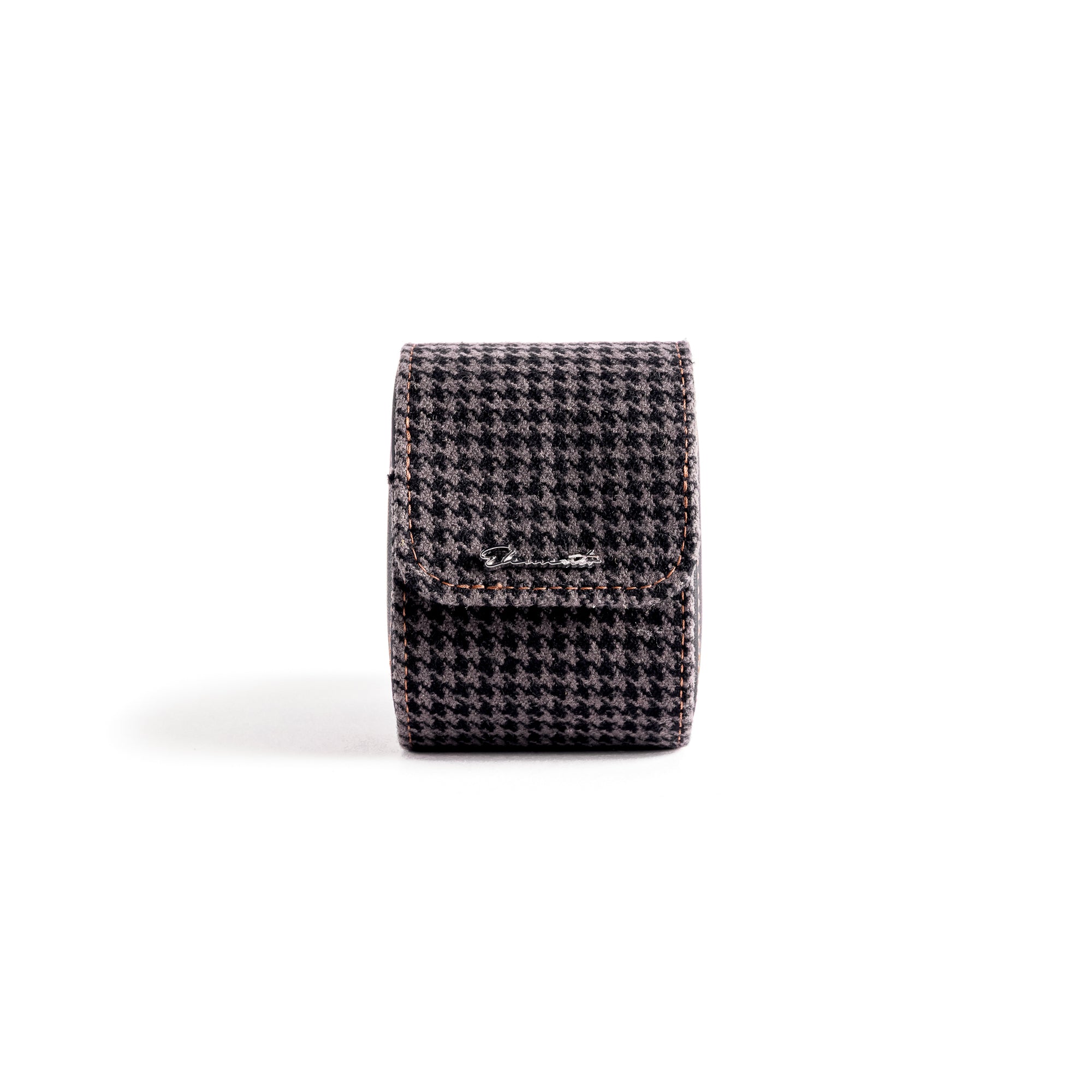 ELEMENTO | BLACK/BLACK PEPITA 1-WATCH TRAVEL &amp; STORAGE CASE