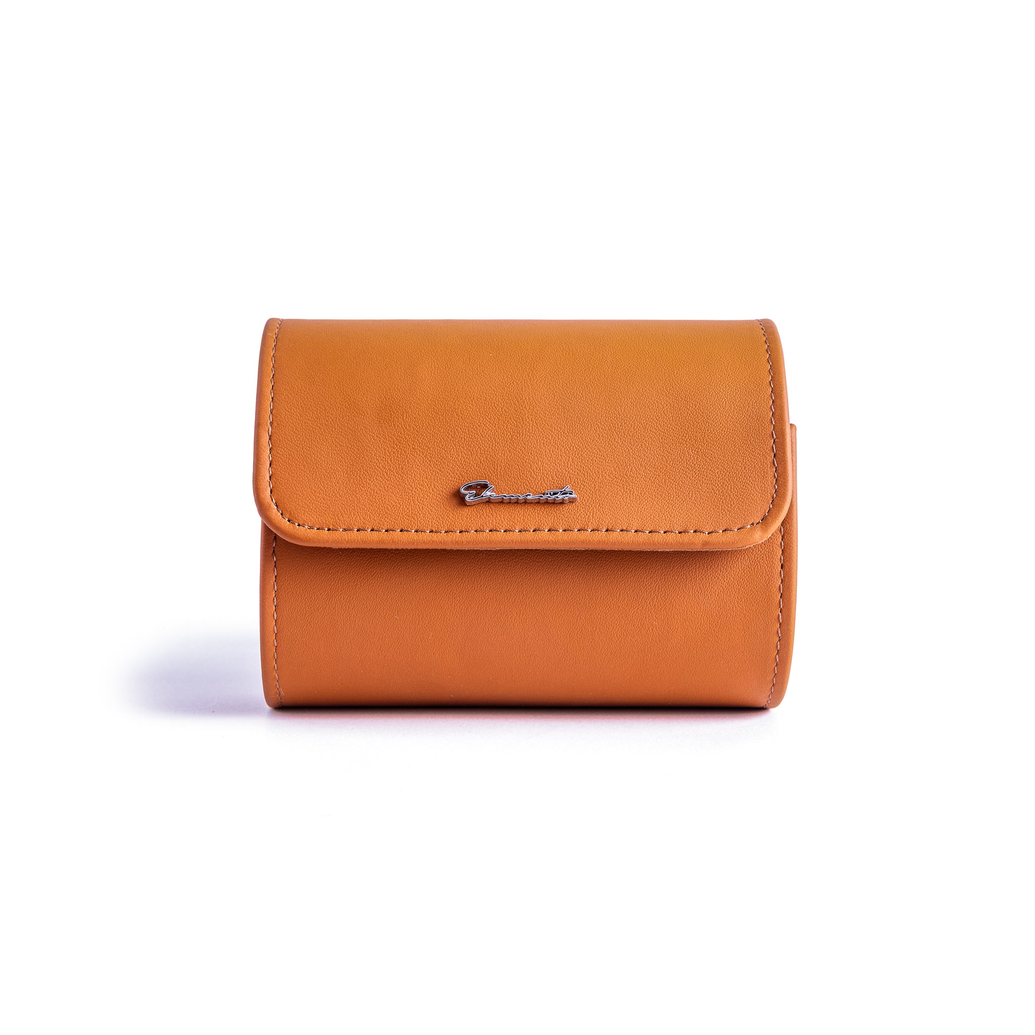 TRAVEL WATCH CASE — TAN NAPPA, 2 WATCHES