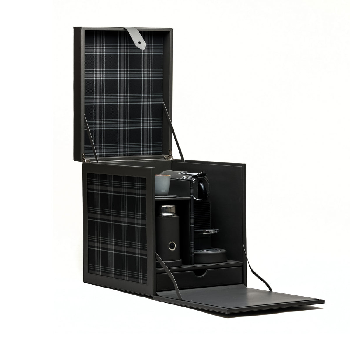 NERO PLAID COFFEE CHEST