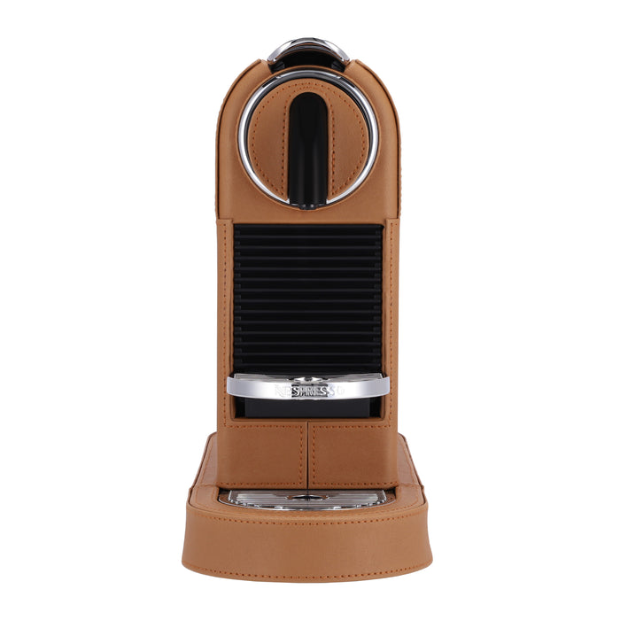 NESPRESSO CITIZ — LEATHER-WRAPPED MACHINE