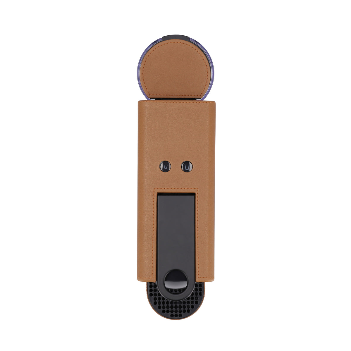 NESPRESSO ESSENZA — LEATHER-WRAPPED MACHINE