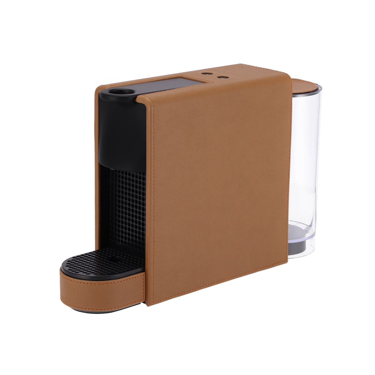 NESPRESSO ESSENZA — LEATHER-WRAPPED MACHINE