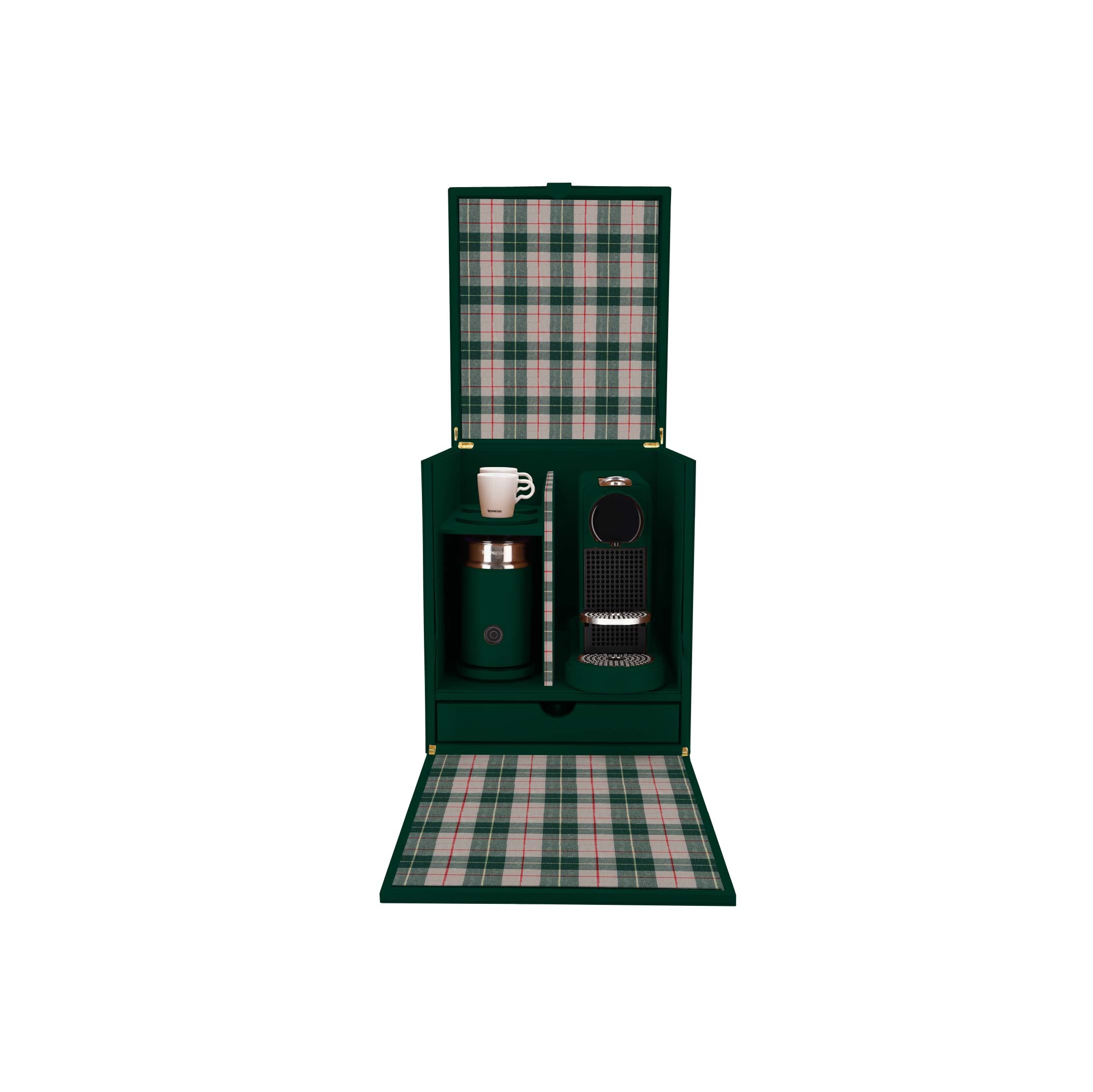 GEARHEAD COFFEE CHEST — TARTAN GREEN