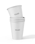 100 CUSTOMIZED PAPER CUPS